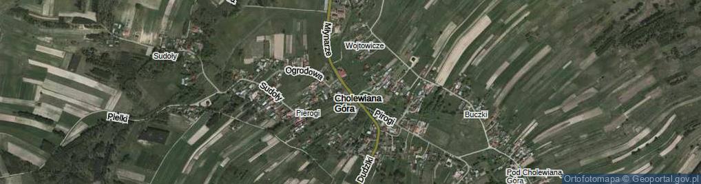 Zdjęcie satelitarne Cholewiana Góra ul.